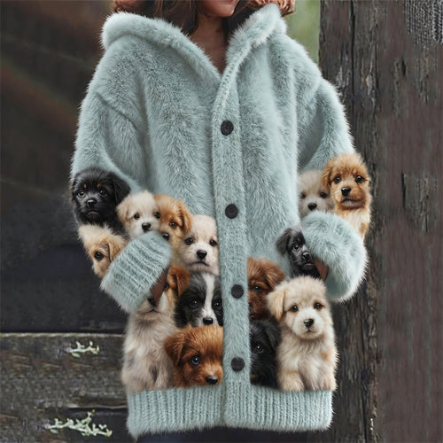 3D printed Casual Hoodie Cloak Jacket