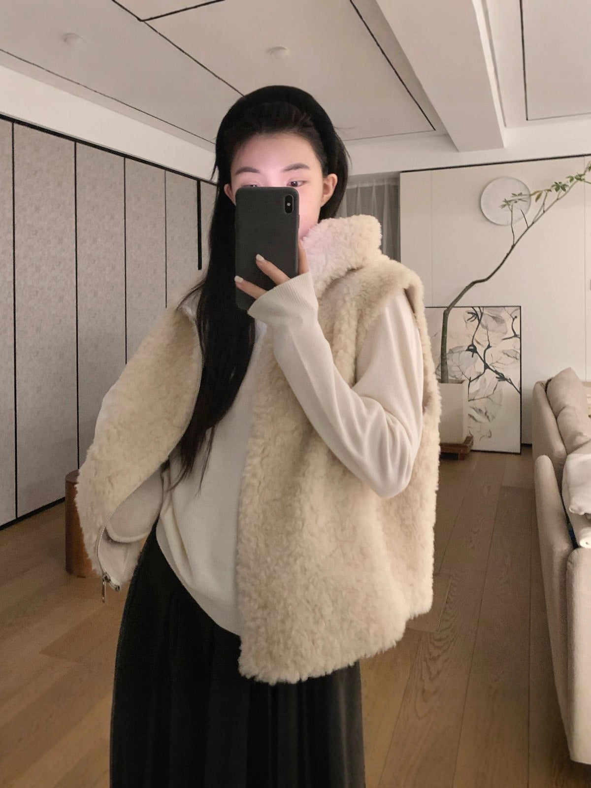 Stylish Casual Layered Outerwear Hooded Vest