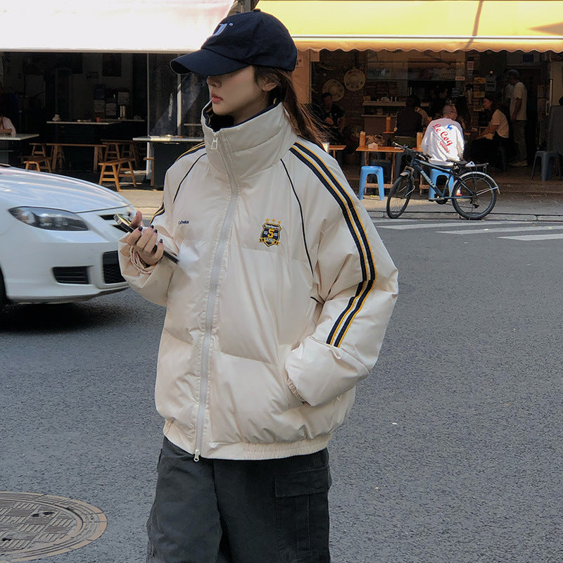 Womens Stylish Retro Winter Cotton-padded Coat