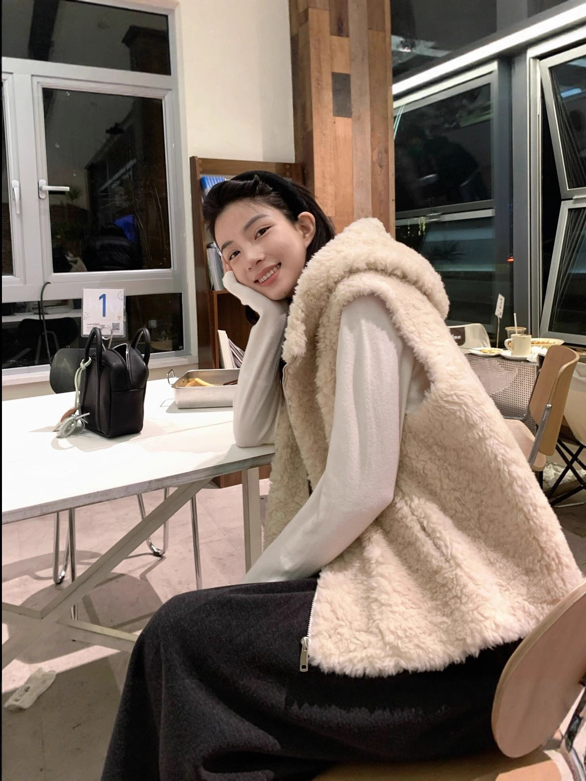 Stylish Casual Layered Outerwear Hooded Vest